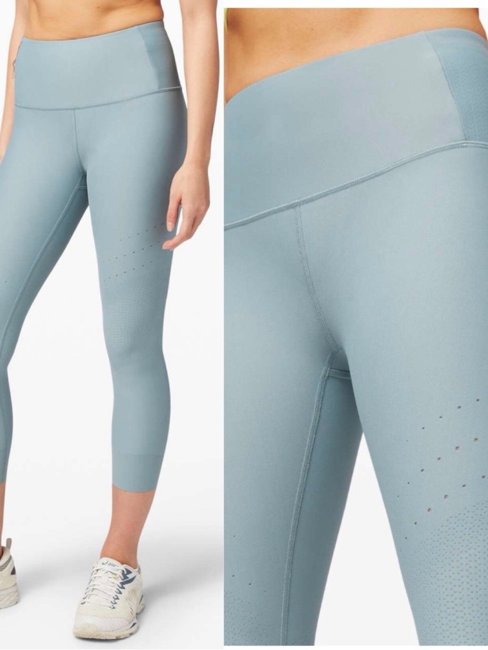 lululemon athletica Zoned In High Rise Leggings in Blue Cast